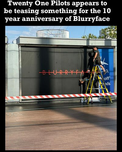 What do you think it could be? #blurryface #twentyonepilots #musicnews