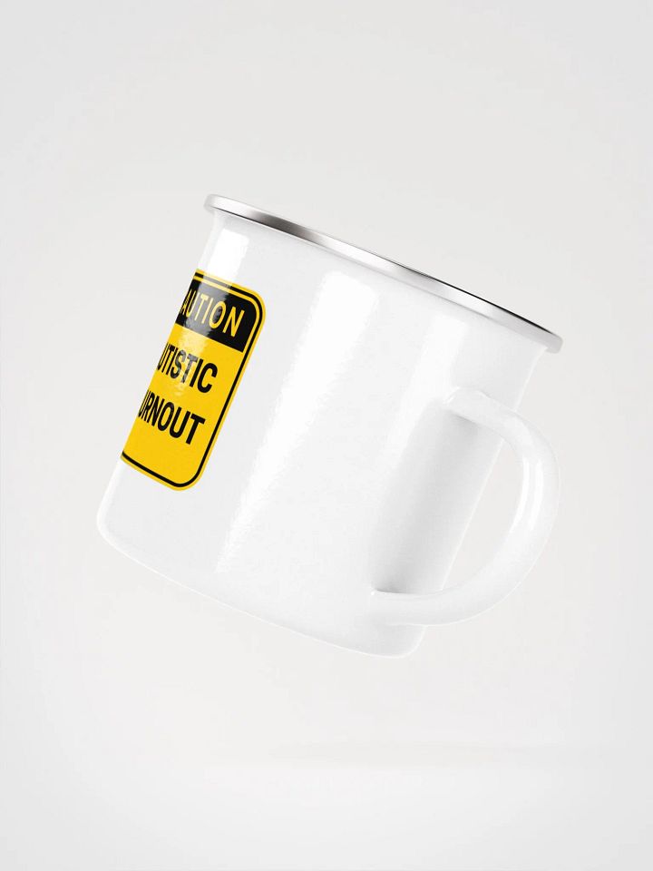 CAUTION: ASD BURNOUT Enamel Mug product image (2)