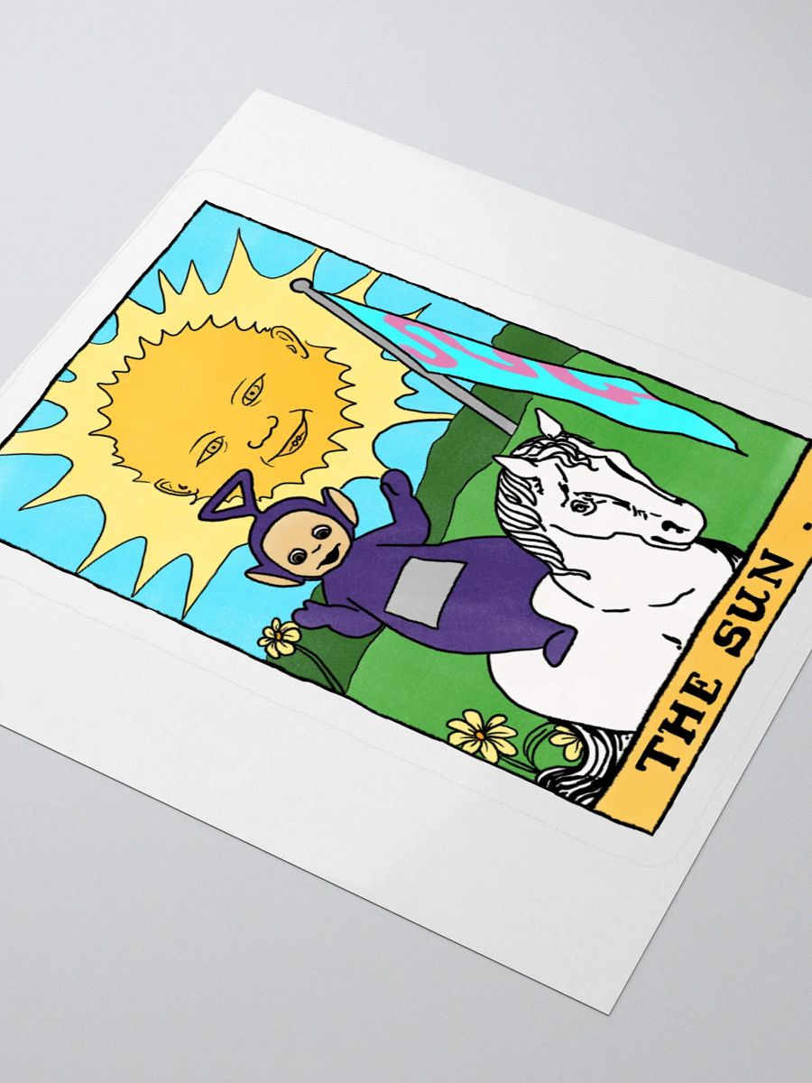 Teletubbies Sun Tarot Card Sticker product image (3)