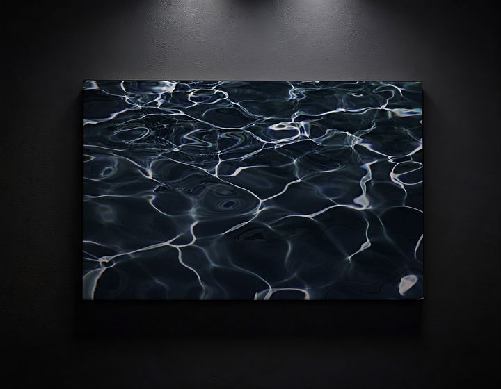 dark blue sea Canvas Masterpiece 40"x60" - limited edition product image (2)