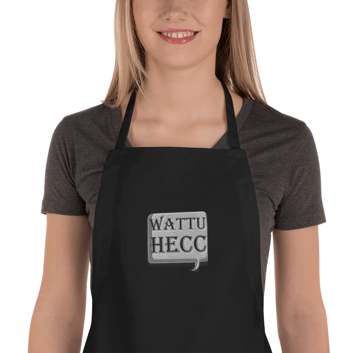 wattuhecc Embroidered Cooking Apron product image (1)