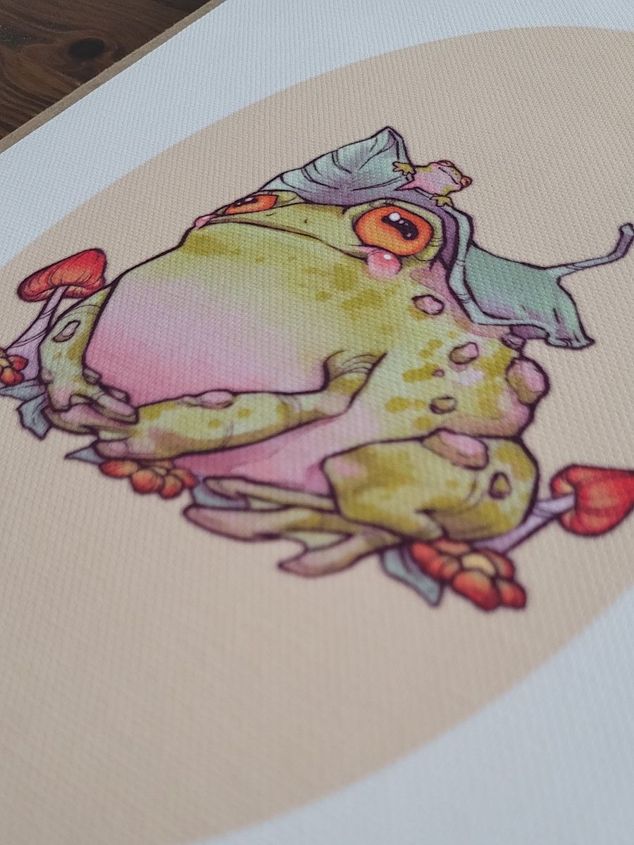 Toad and Baby Canvas Print product image (3)