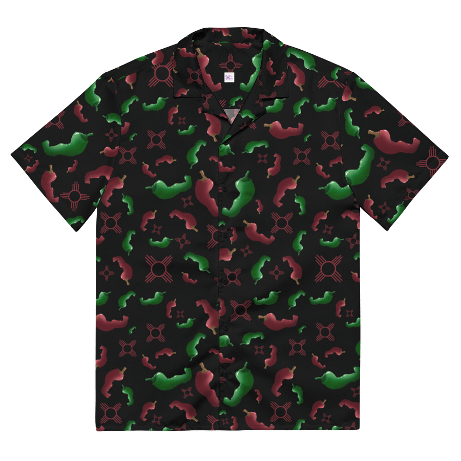 New Mexico Red & Green chile Zia Hawaiian Shirt product image (10)