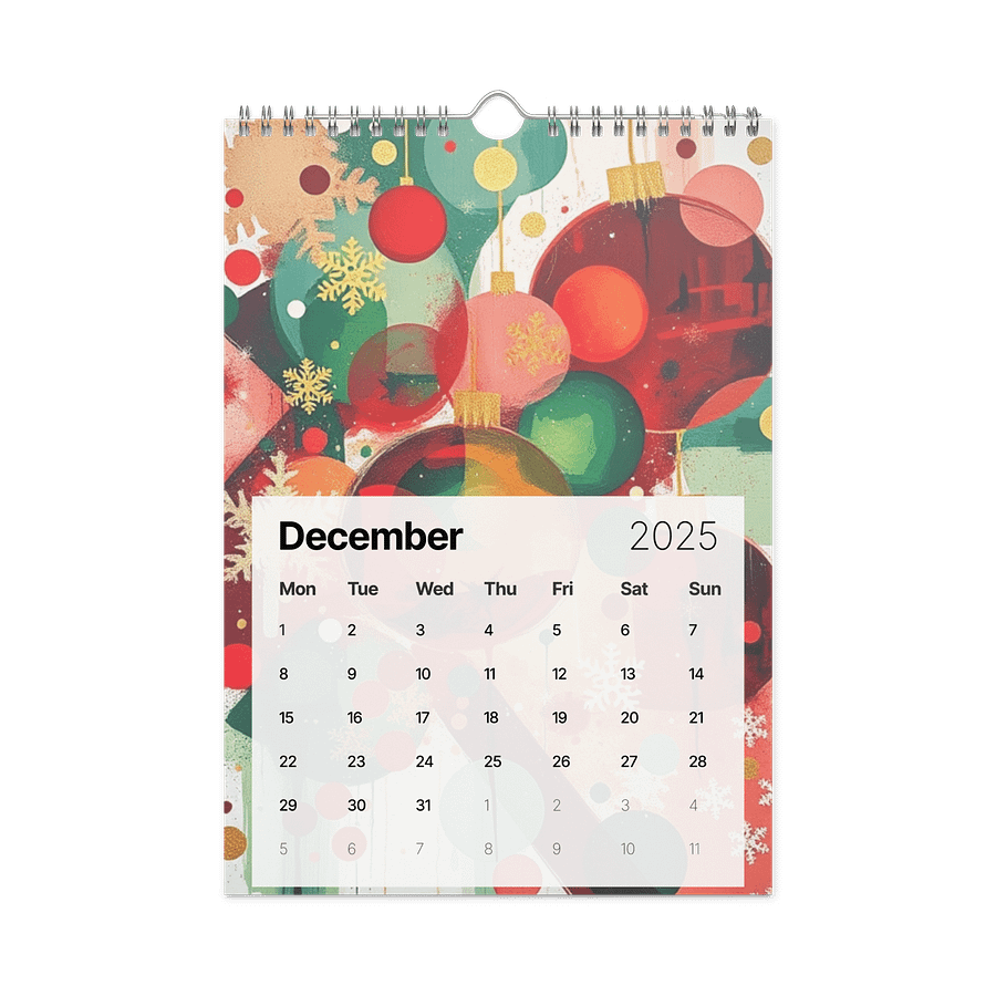 ART ABSTRACT WALL CALENDAR 2026 product image (4)