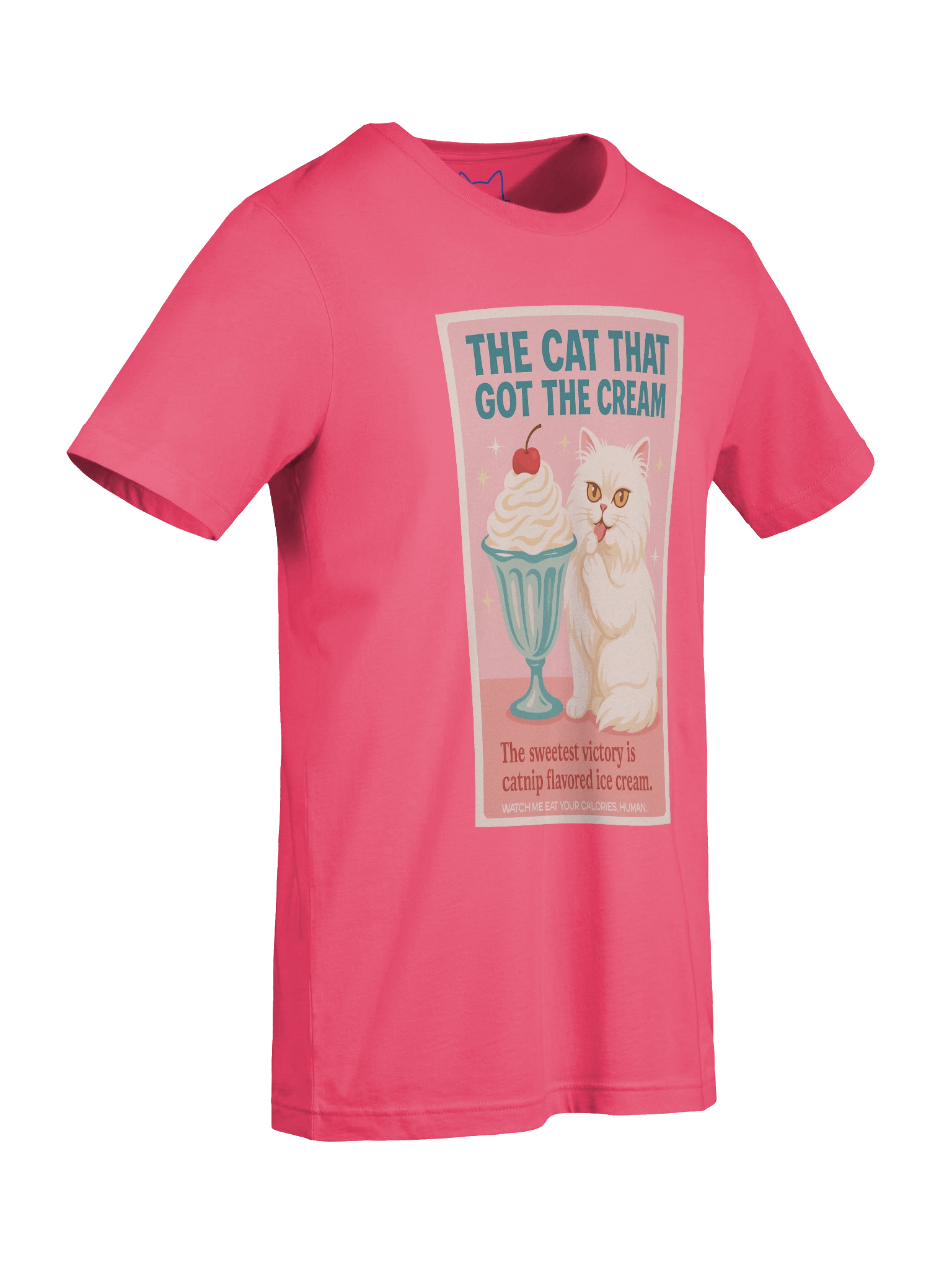 The Cat That Got the Cream Catnip Dessert Unisex T-Shirt product image (81)
