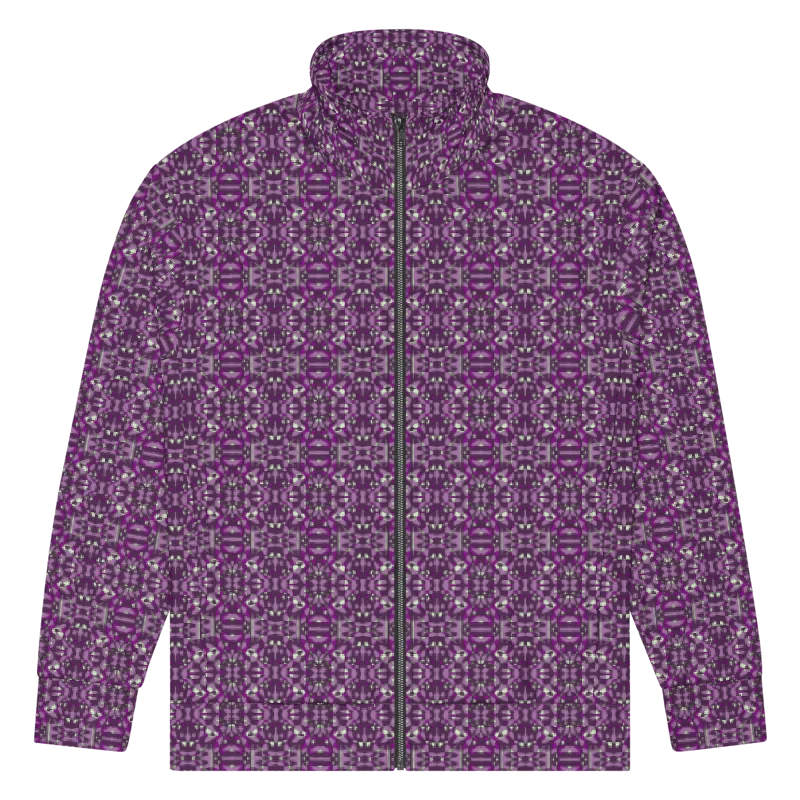 Starlight Mulberry – Recycled Unisex Track Jacket product image (3)