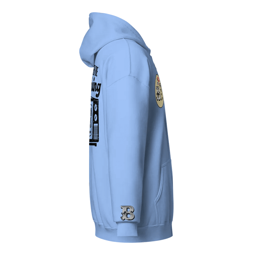 I'D RATHER BE WATCHING BB (Zipper Hoodie - Light) product image (6)
