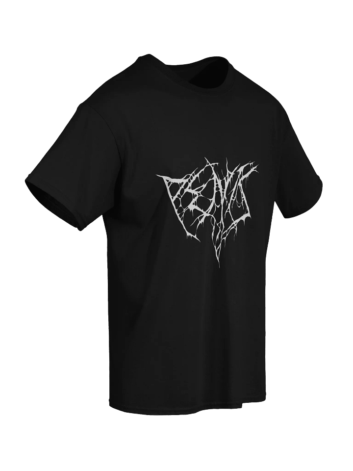 Band logo (white) unisex tee product image (17)