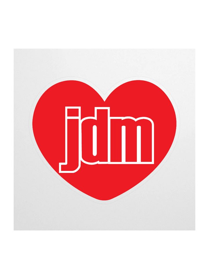 JDM Hearts Sticker product image (1)