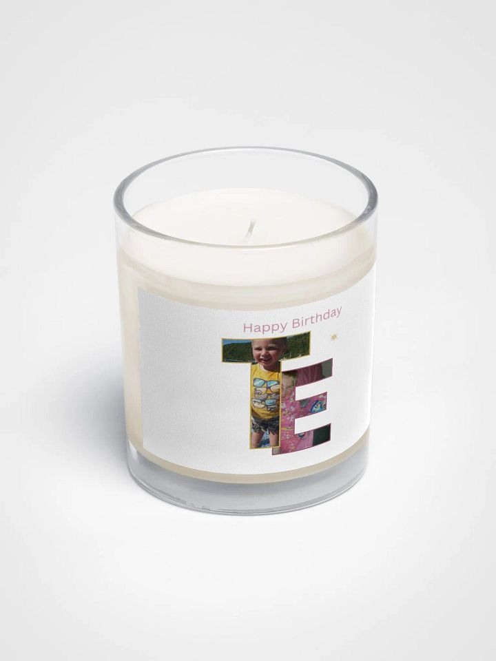 Personalized Birthday Soy Wax Candle product image (2)