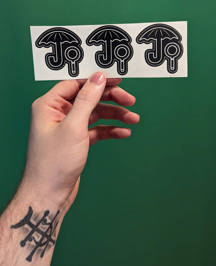 Small J.I. Logo Sticker product image (2)