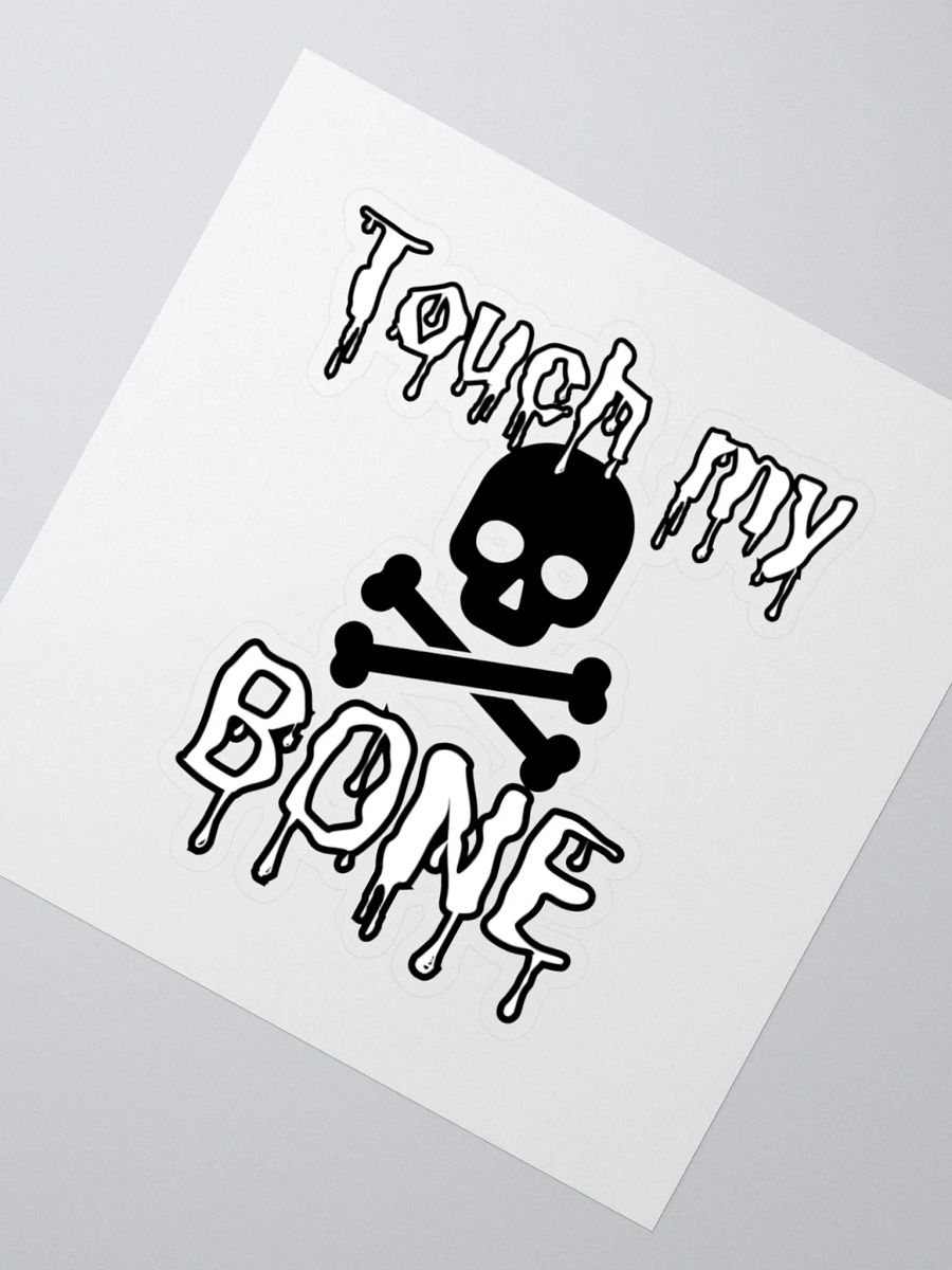 Touch My Bone, Sticker, Black product image (5)
