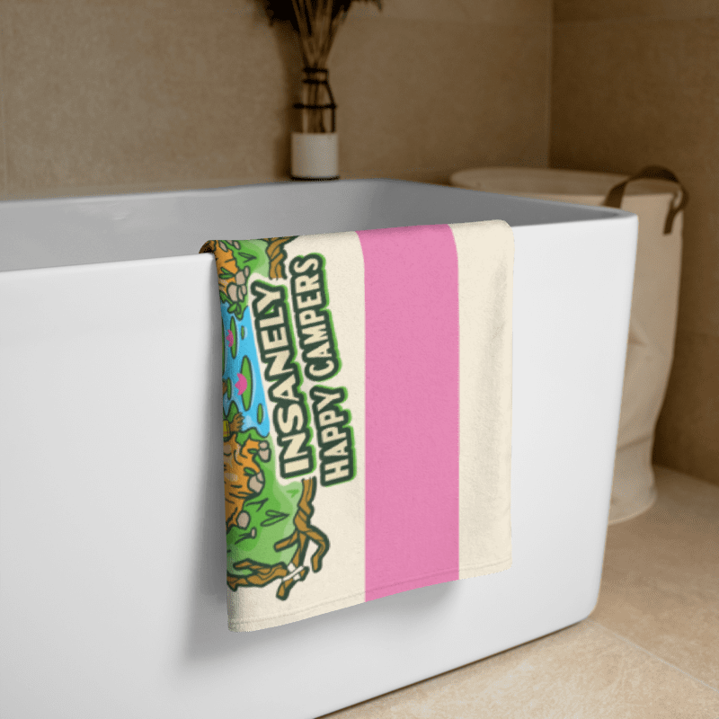 Copy of Coven Camp 25 - Pink Insanely Happy Towel product image (2)