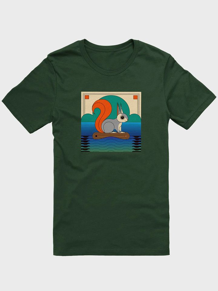 Super Soft and Flattering Tee: Art Deco Squirrel Design product image (1)
