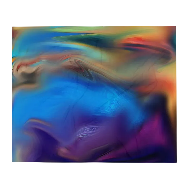 Rainbow Colorful Pattern Throw Blanket | Multicolor Blanket product image (2)