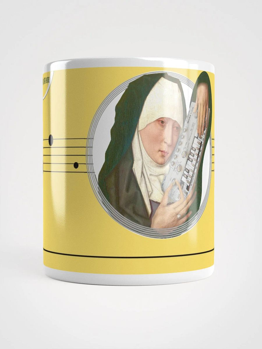 Mater Dolorosa meets Roland TB 303 by Frank Fonik, Techno EDM Glossy Mug product image (1)
