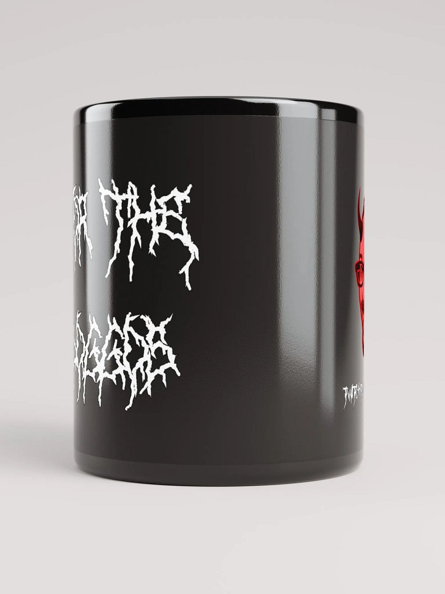 Coffee Mug (black) - 'For the Doggos' (metal) product image (5)