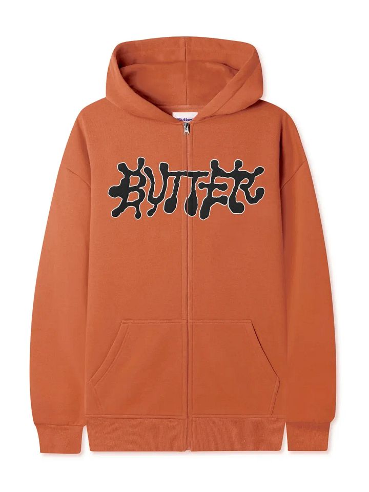 Ink Zip-Thru Hood, Orange product image (1)
