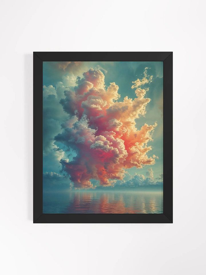Vibrant Cloud Reflections Framed Print product image (4)