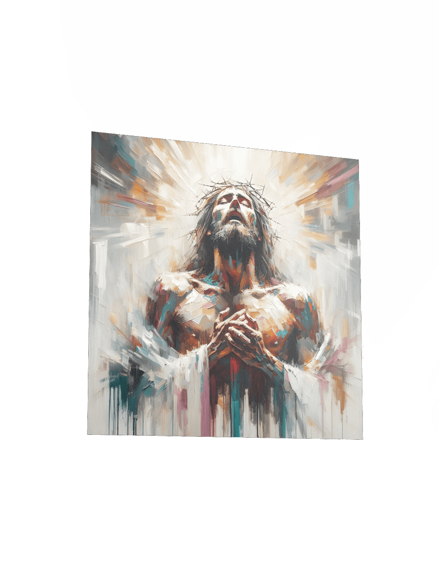 Radiant Jesus Christ Resurrection Wall Art | Modern Christ Art Canvas Print product image (13)