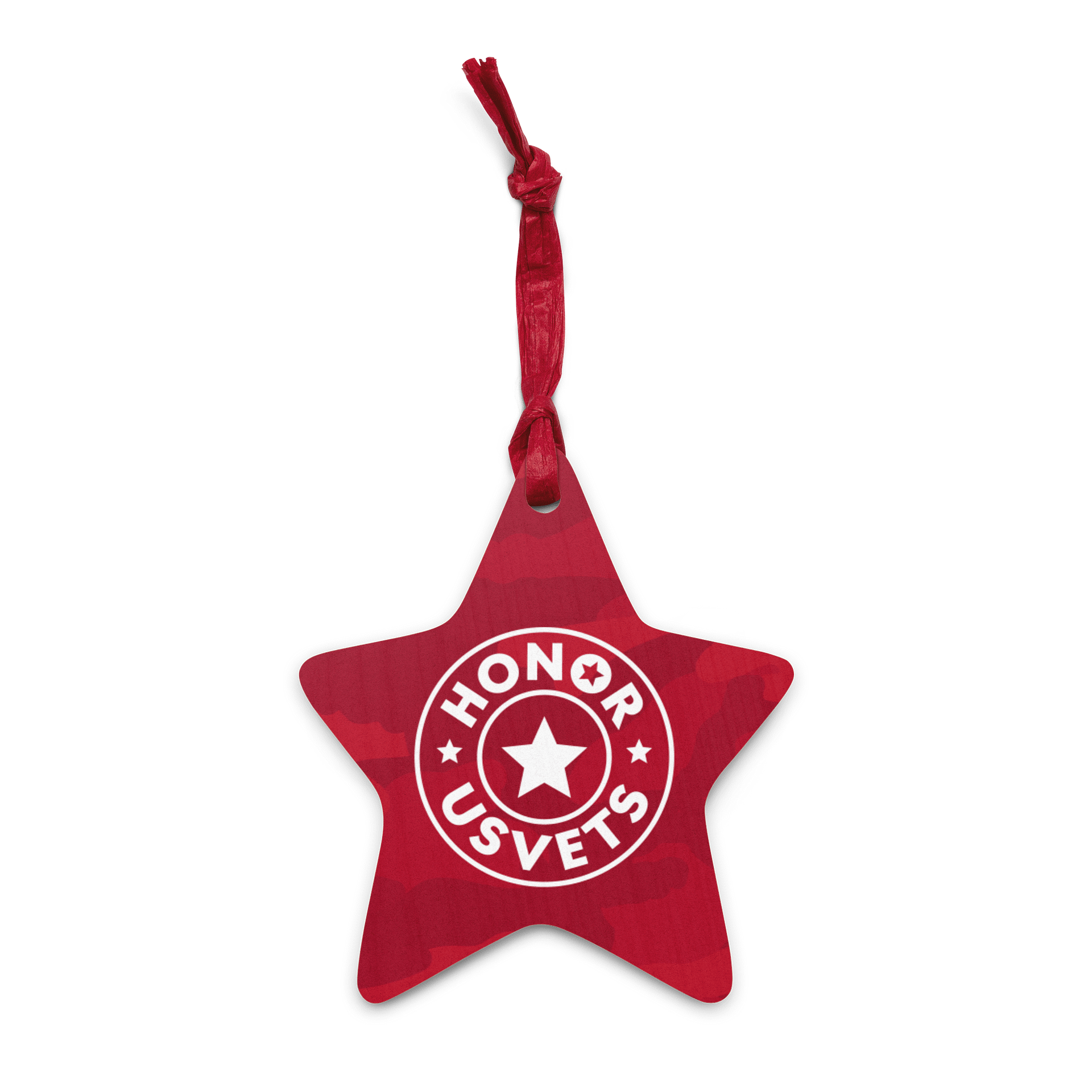 HONORUSVETS - RED STAR ORNAMENT product image (1)