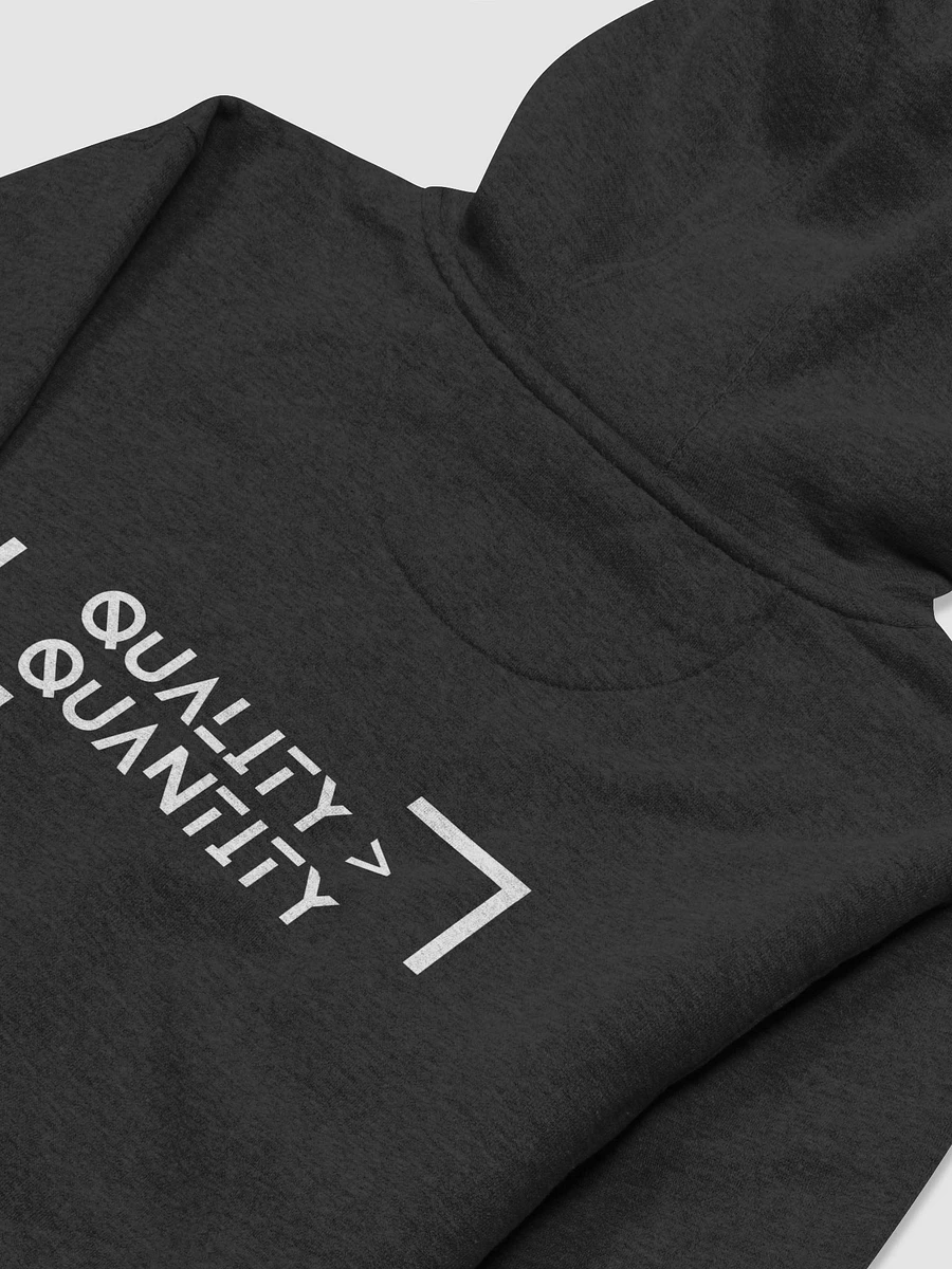Quality over Quantity Hoodie - Backside product image (16)