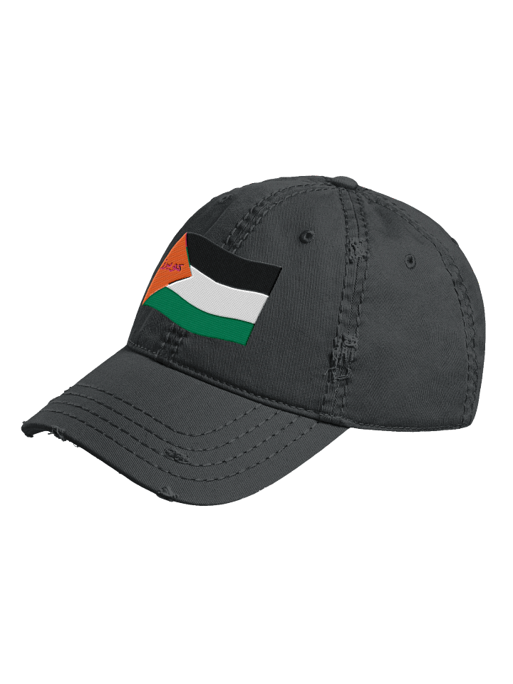 Queer Palestinian Flag Distressed Dad Hat product image (2)