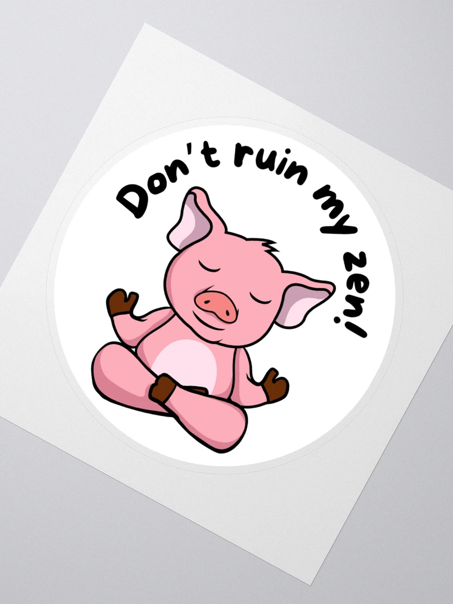 Piggy Zen Sticker product image (2)