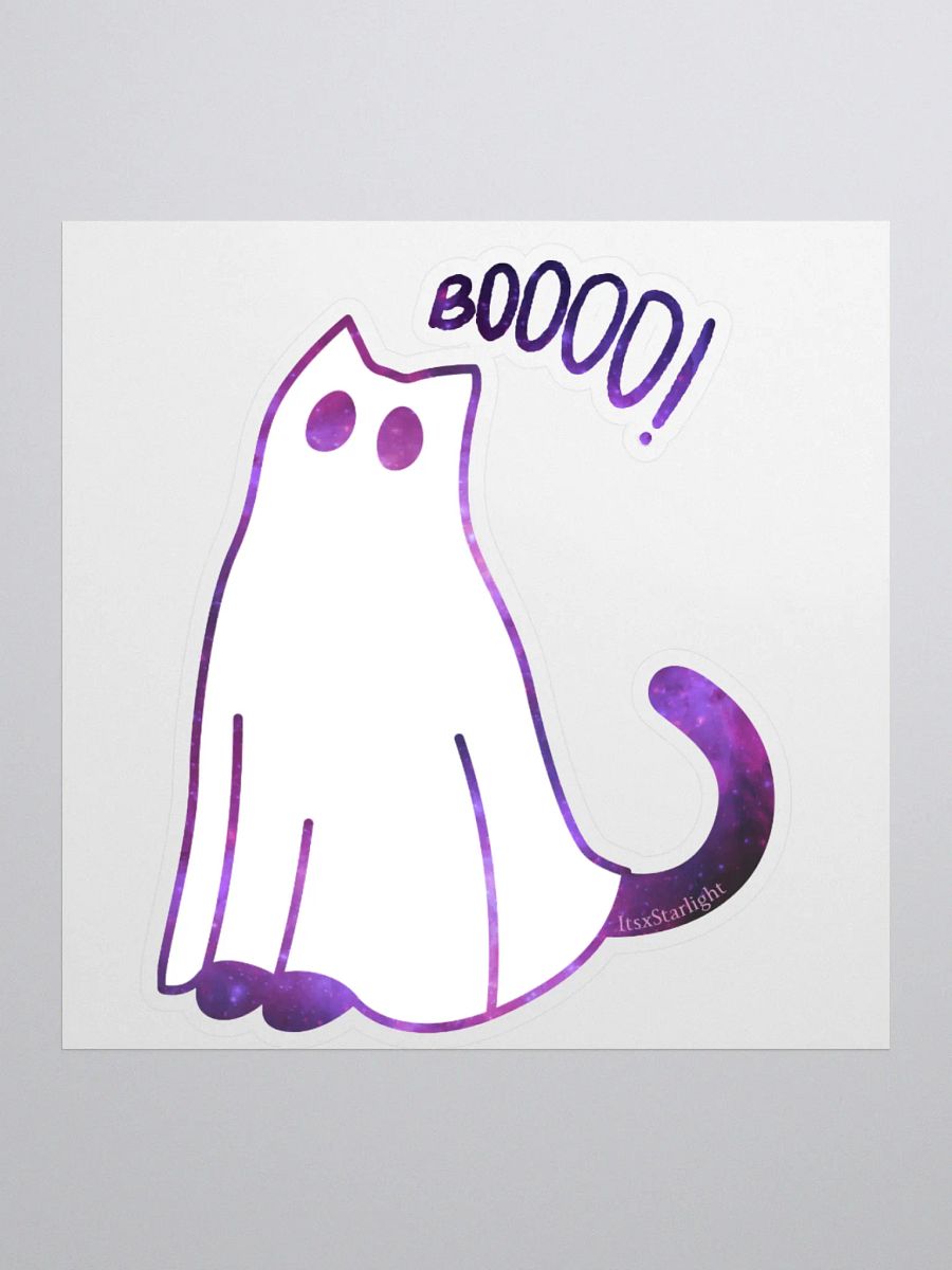 Halloween Cat Sticker-Cut Stickers product image (1)