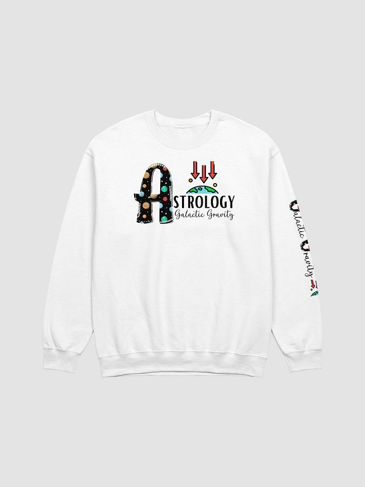 Galactic Gravity Solar System Zodiac Astrology Quantum Physics Cozy Sweatshirt! product image (1)