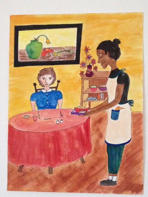 Colored Girl Wanted Digital Painting product image (1)