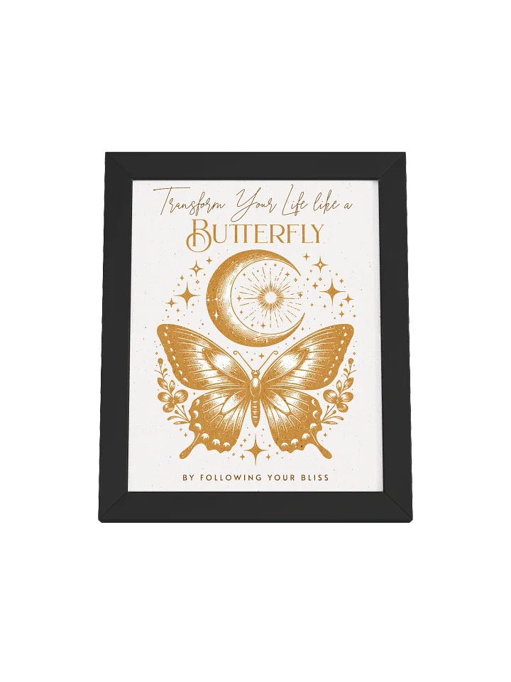 Blissful Butterfly Transformation Poster product image (2)