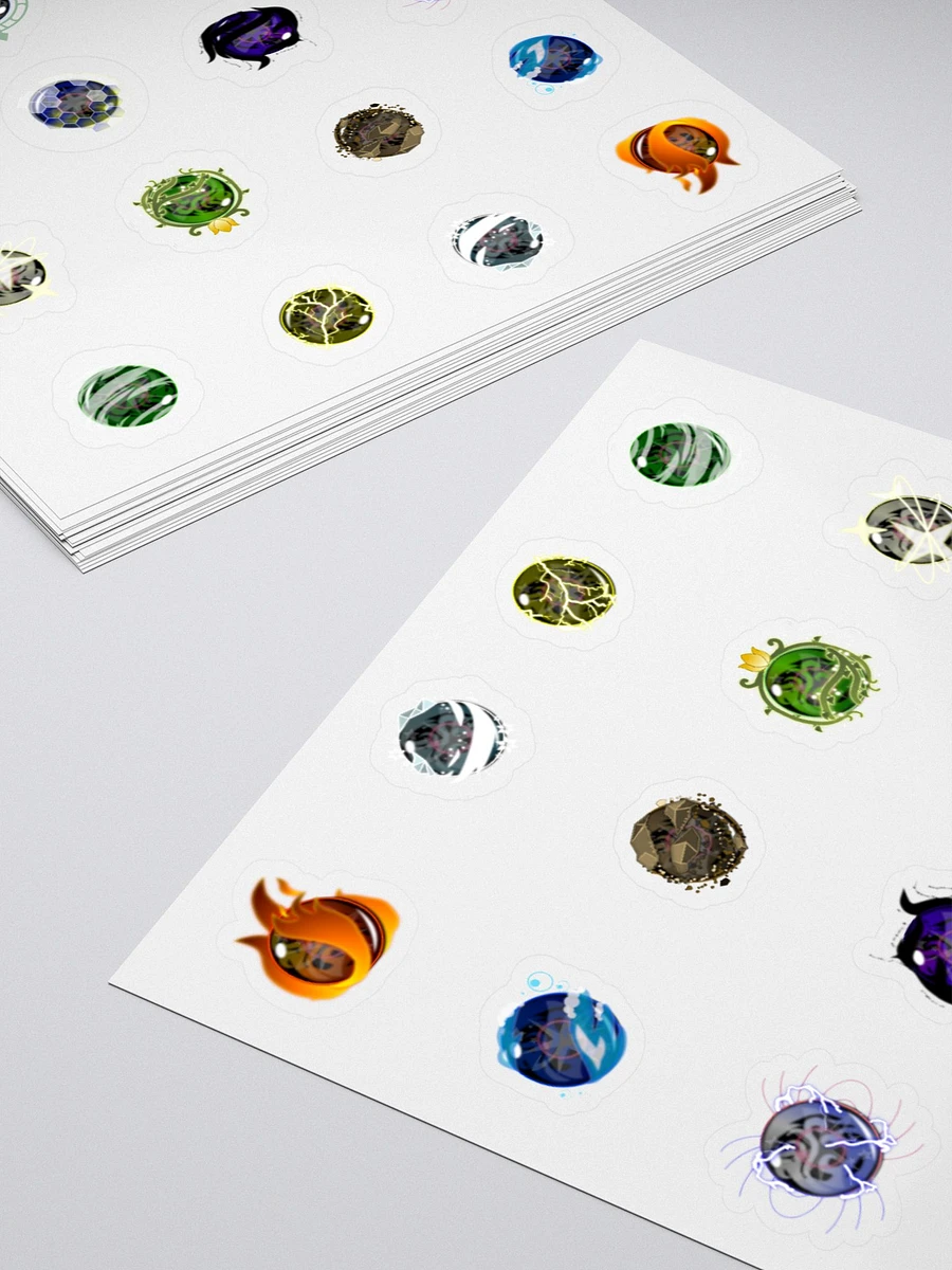 Kingdom Hearts Spell Materia Sticker Sheet product image (11)