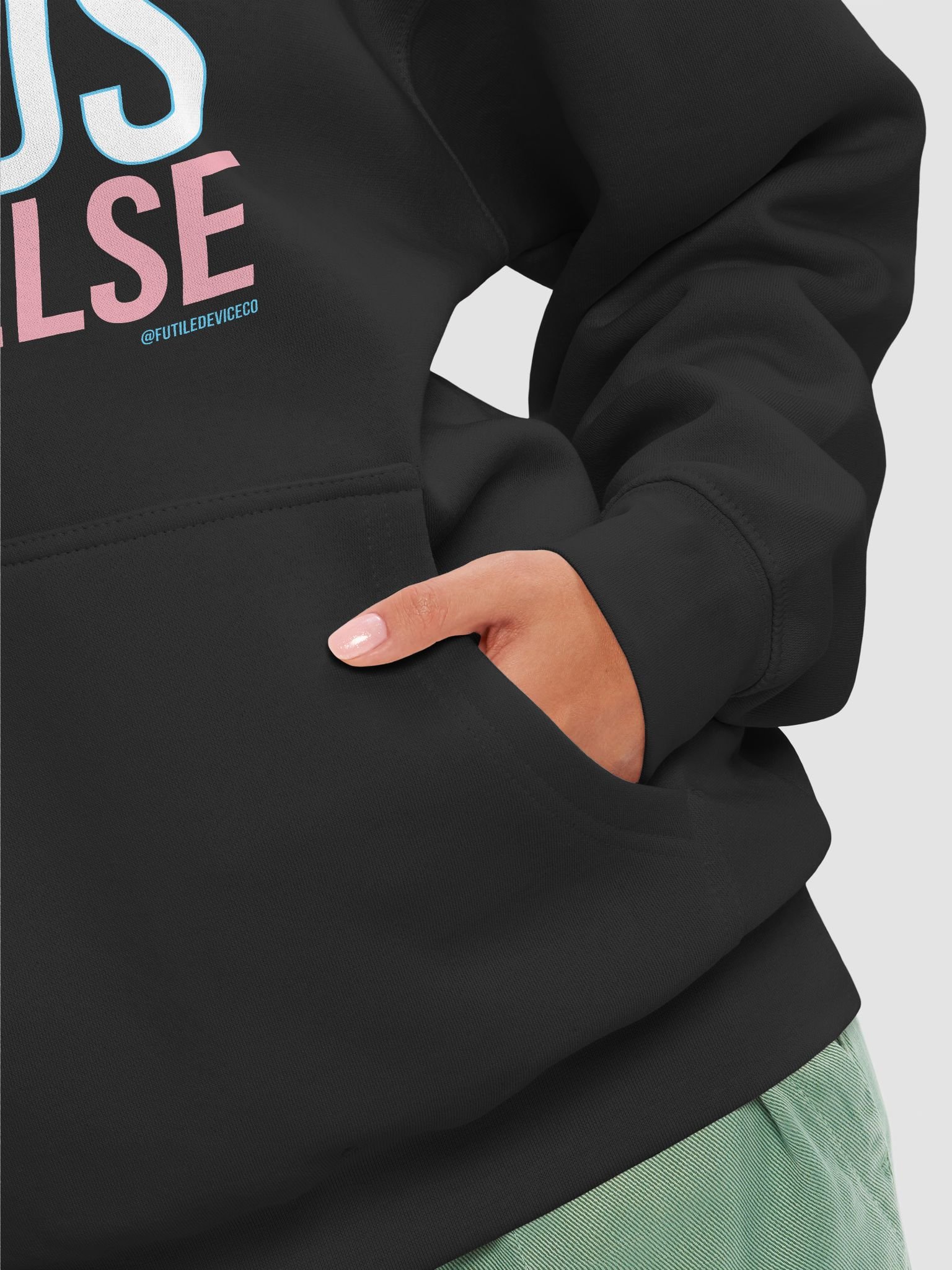 FUTILE DEVICE: PROTECT TRANS KIDS OR ELSE (PULLOVER HOODIE) product image (32)