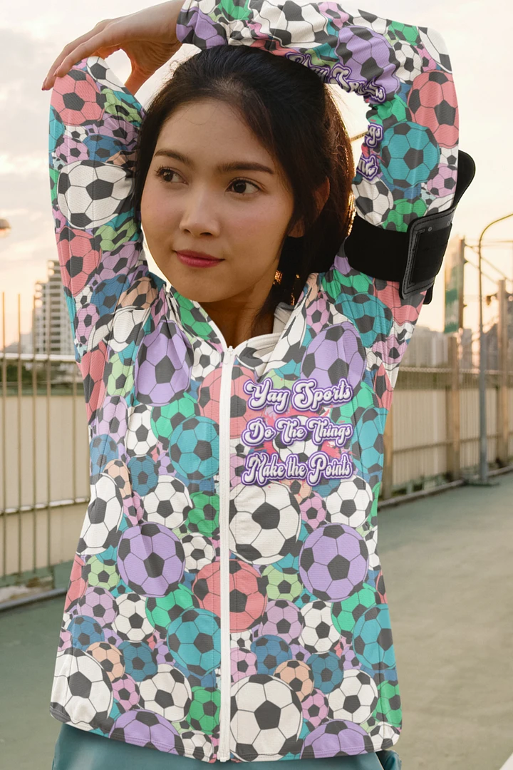 Yay Sports Soccer Football All Over Print Bomber Jacket product image (1)