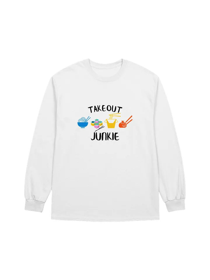 Takeout Junkie - Gildan Ultra Cotton Unisex Long Sleeve T-Shirt - Light Colors product image (2)