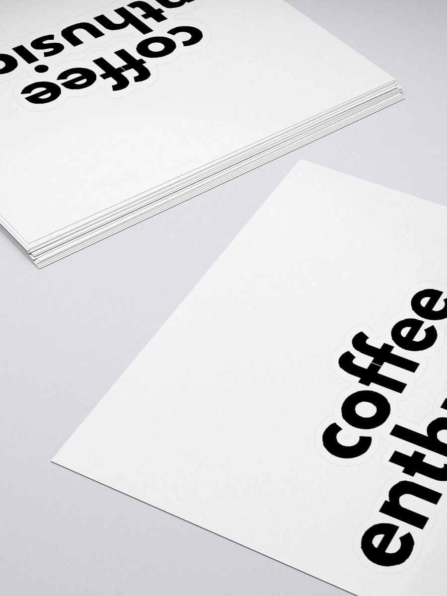 coffee enthusiast | sticker product image (4)
