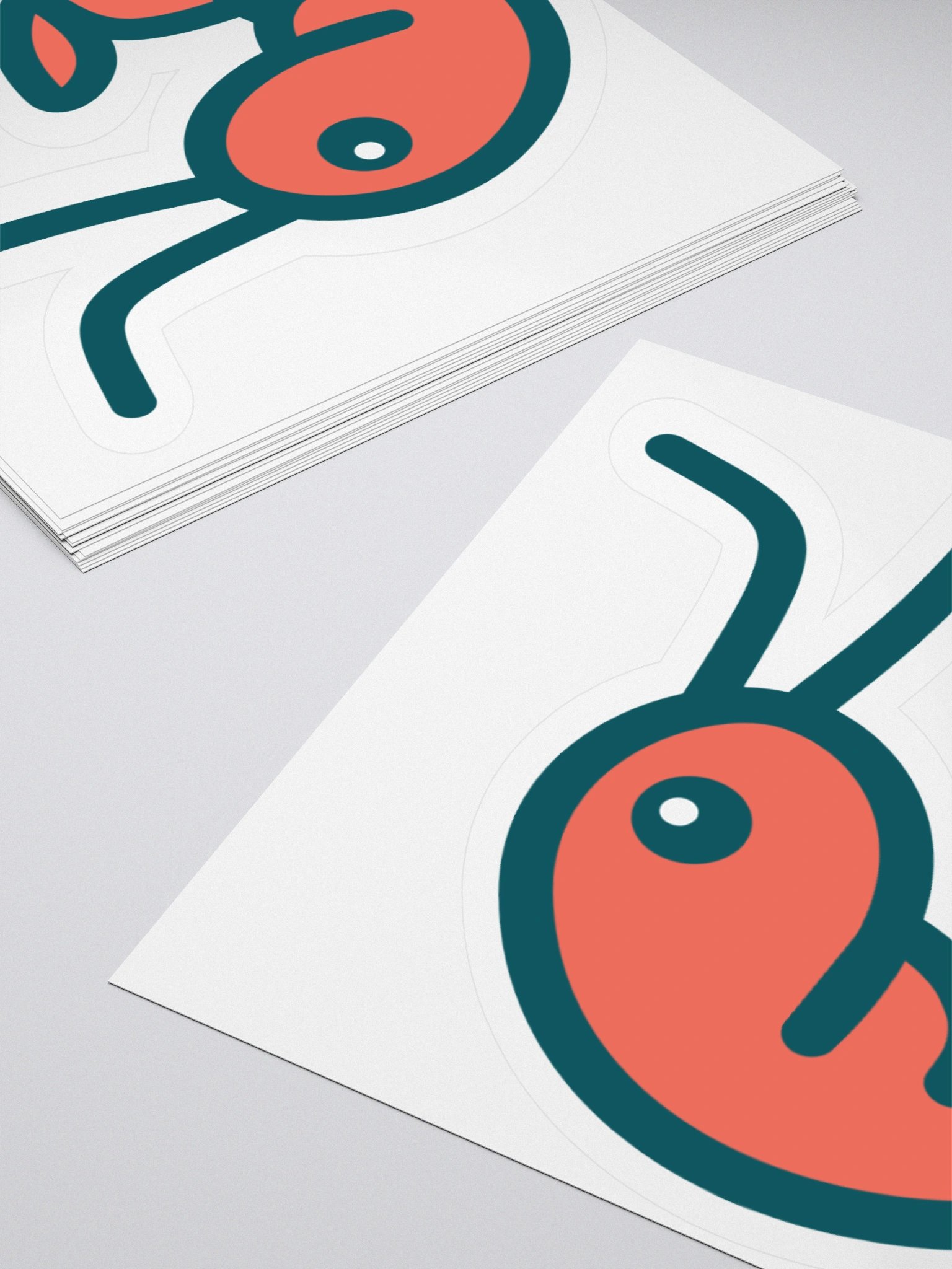 Shrimp on a sticker product image (8)