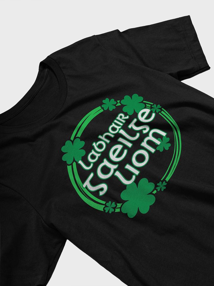 Speak Irish To Me - Labhair Gaeilge Liom ☘️ Supersoft Tee with Vintage-Feel Print product image (1)