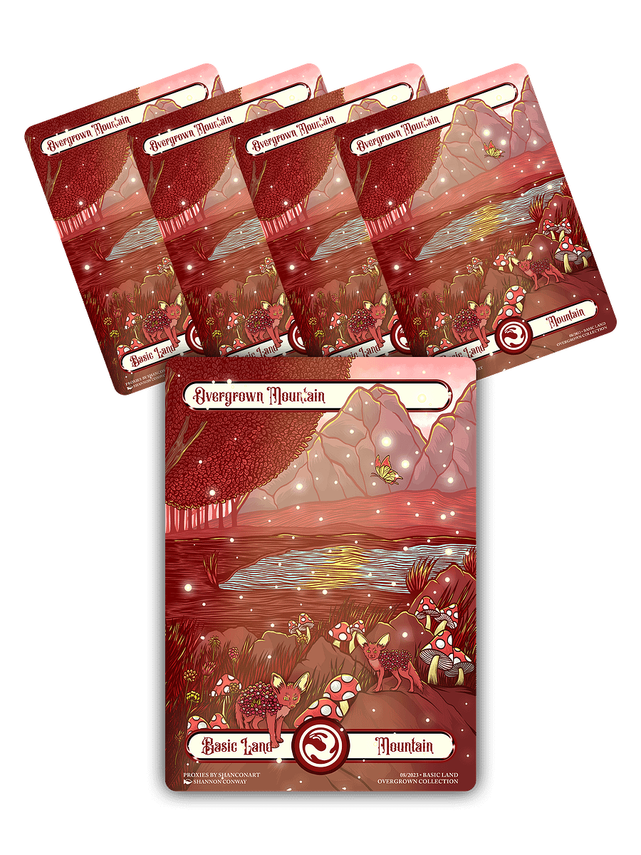 Overgrown Animal Basic Mountains Lands Proxy Set product image (1)