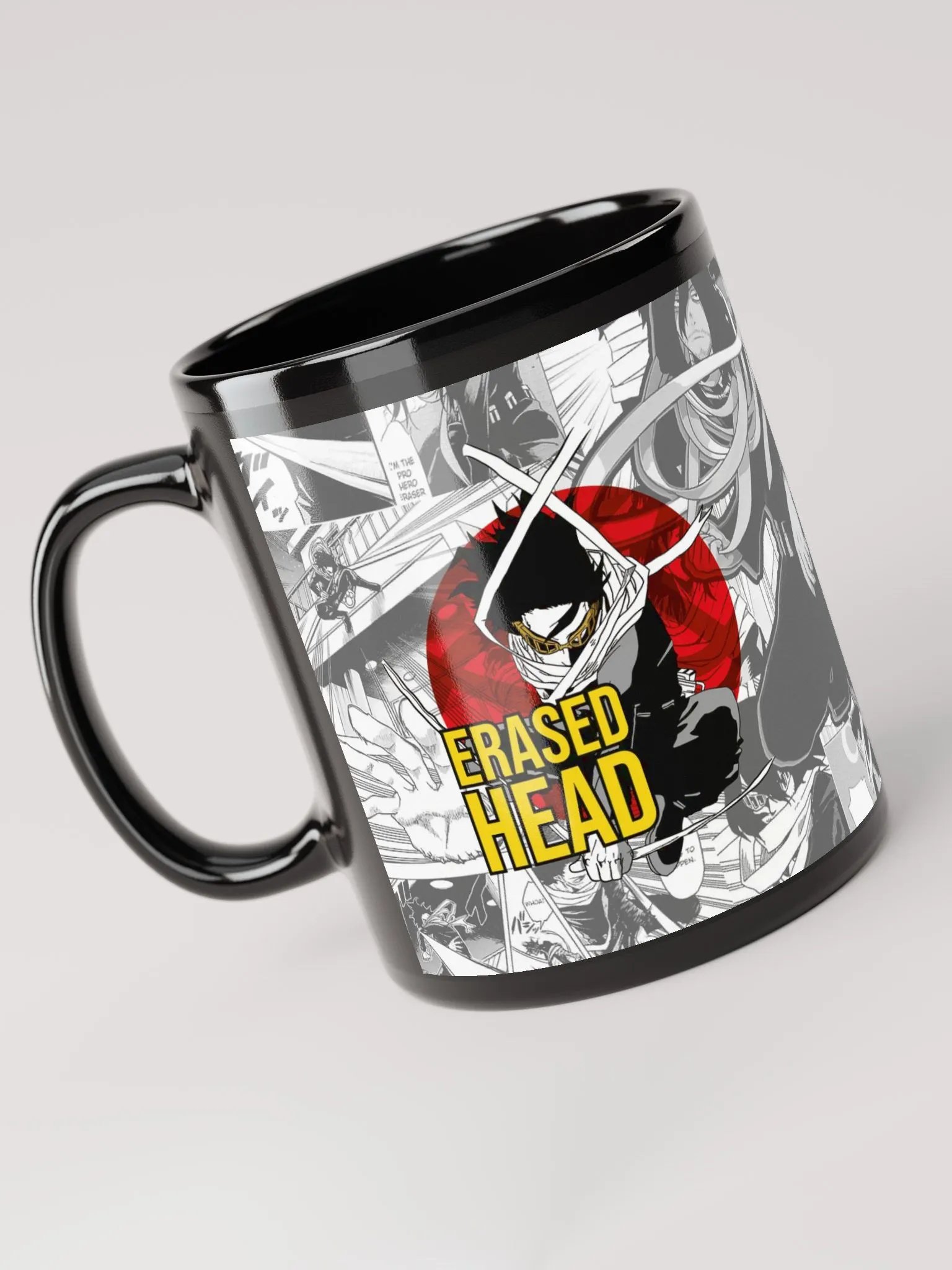 Ethereal Warrior Black Glossy Mug - Premium Ceramic Coffee Mug for Fantasy & Anime Fans product image (3)