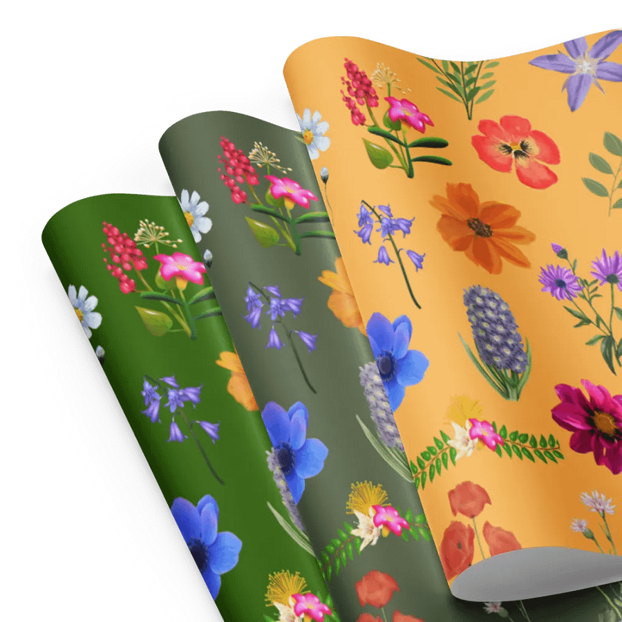 Botanical Bliss Wrapping Paper Set product image (8)