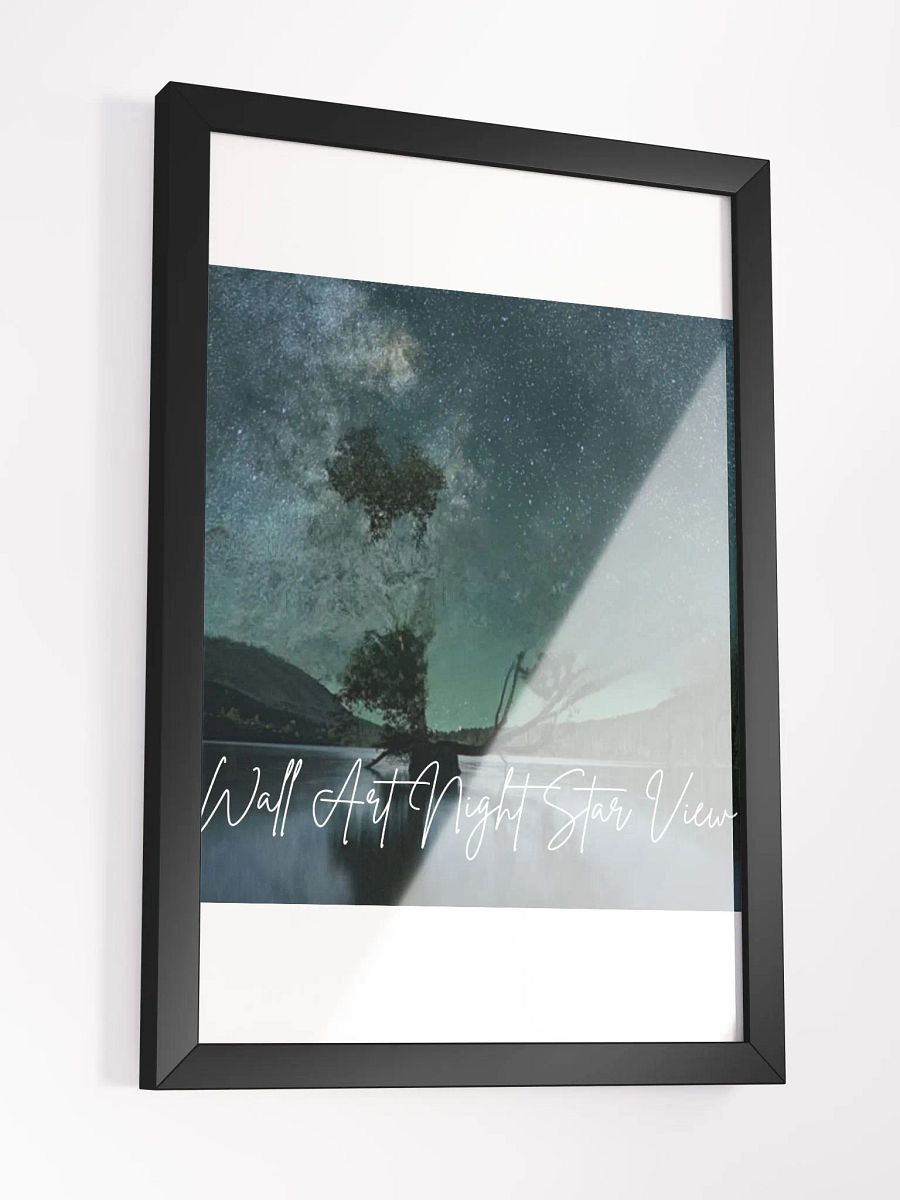 Night Stars View Framed High-Quality Matte Poster (in) product image (3)