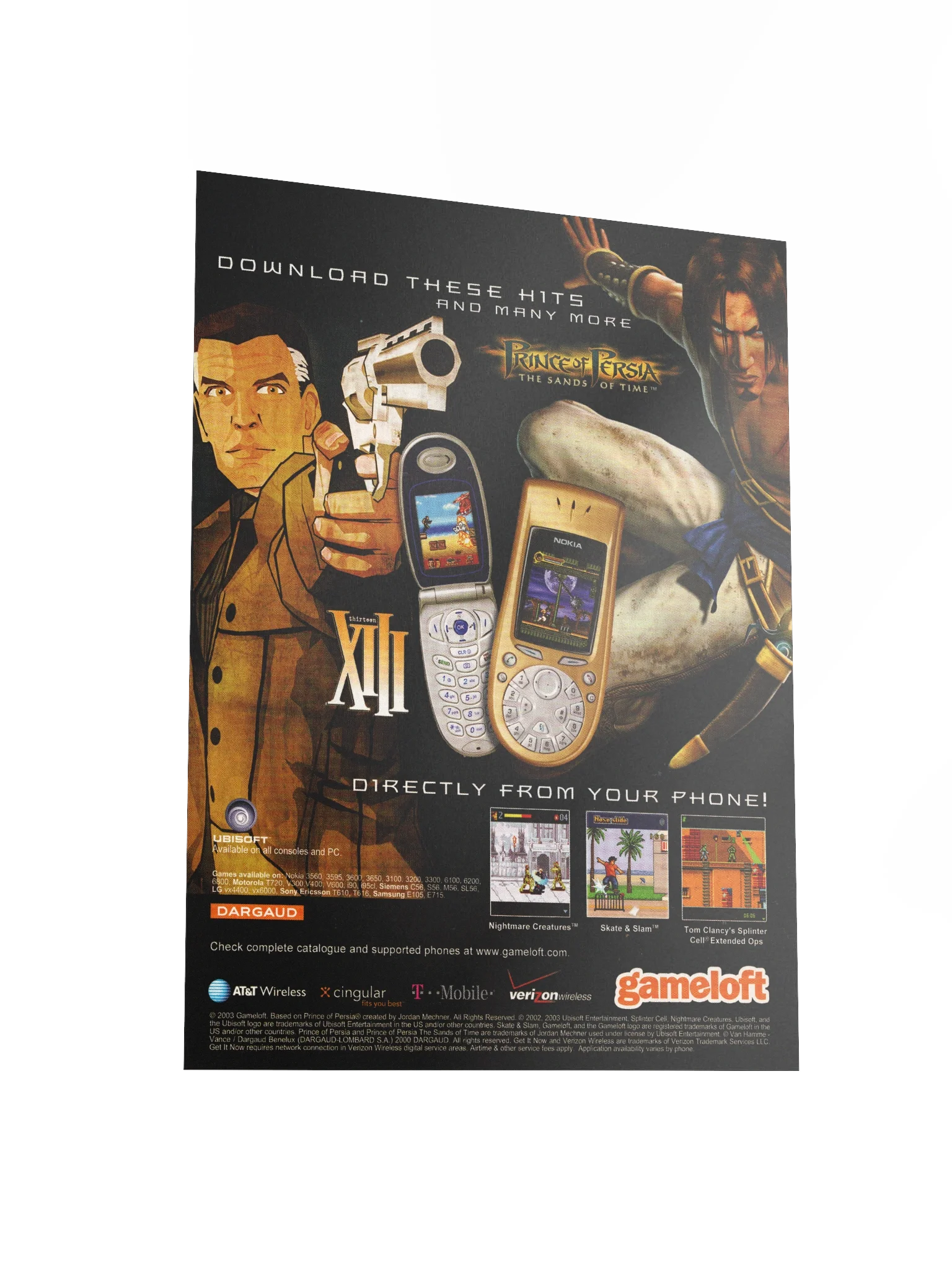 Gameloft Nokia N-Gage Games - Promotional Poster/Flyer product image (3)