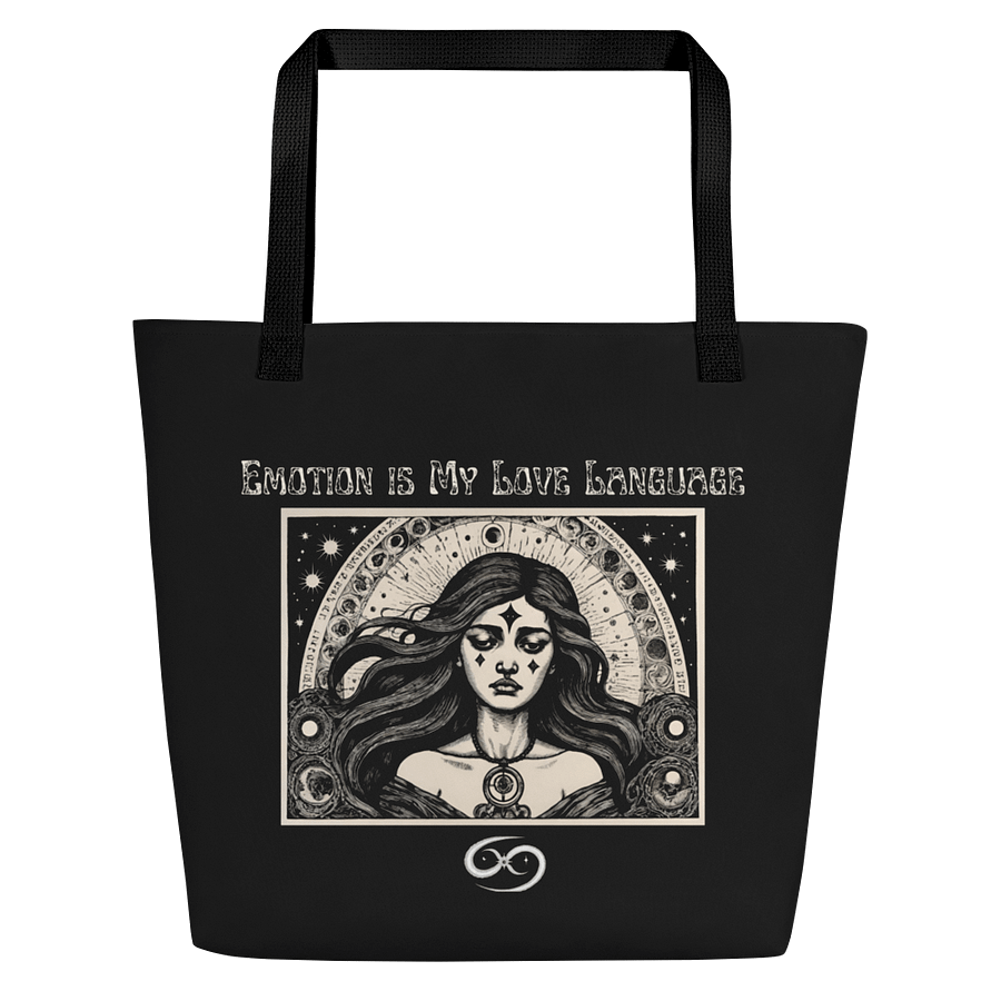 Cancer Zodiac 2025, Emotions are My Love Language, Tote product image (3)