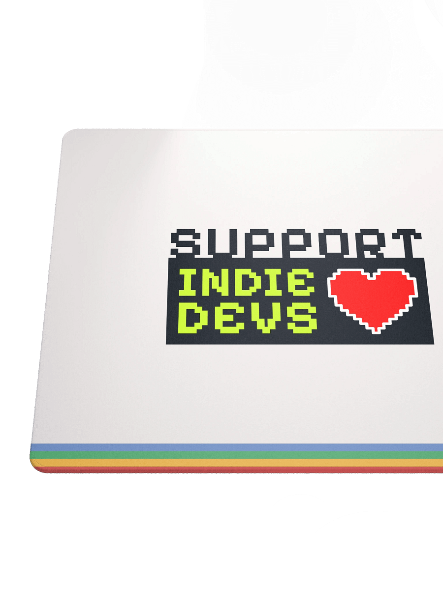 Support Indie Devs Mouse Pad – Gaming Desk Mat product image (6)