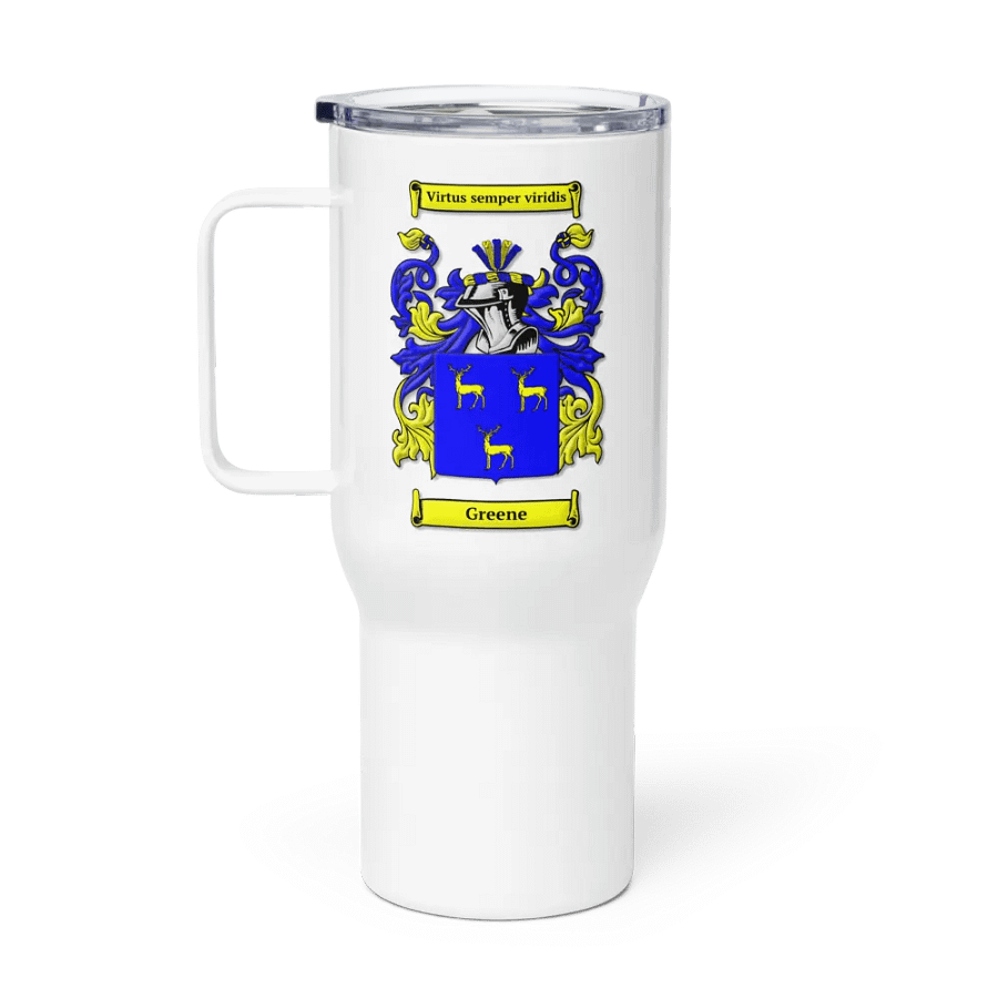 Greene Family Crest - Travel Mug w/ Handle product image (1)