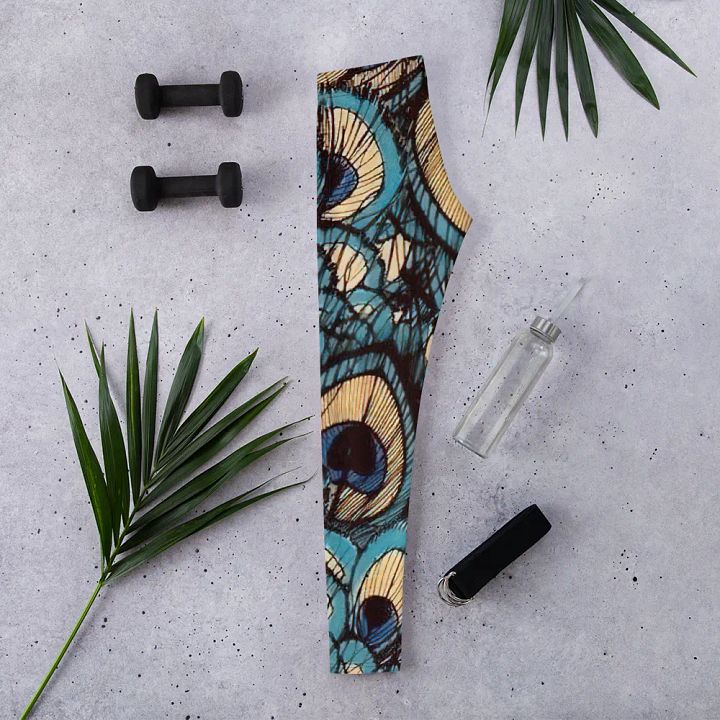 Peacock Feather Dream Leggings product image (2)