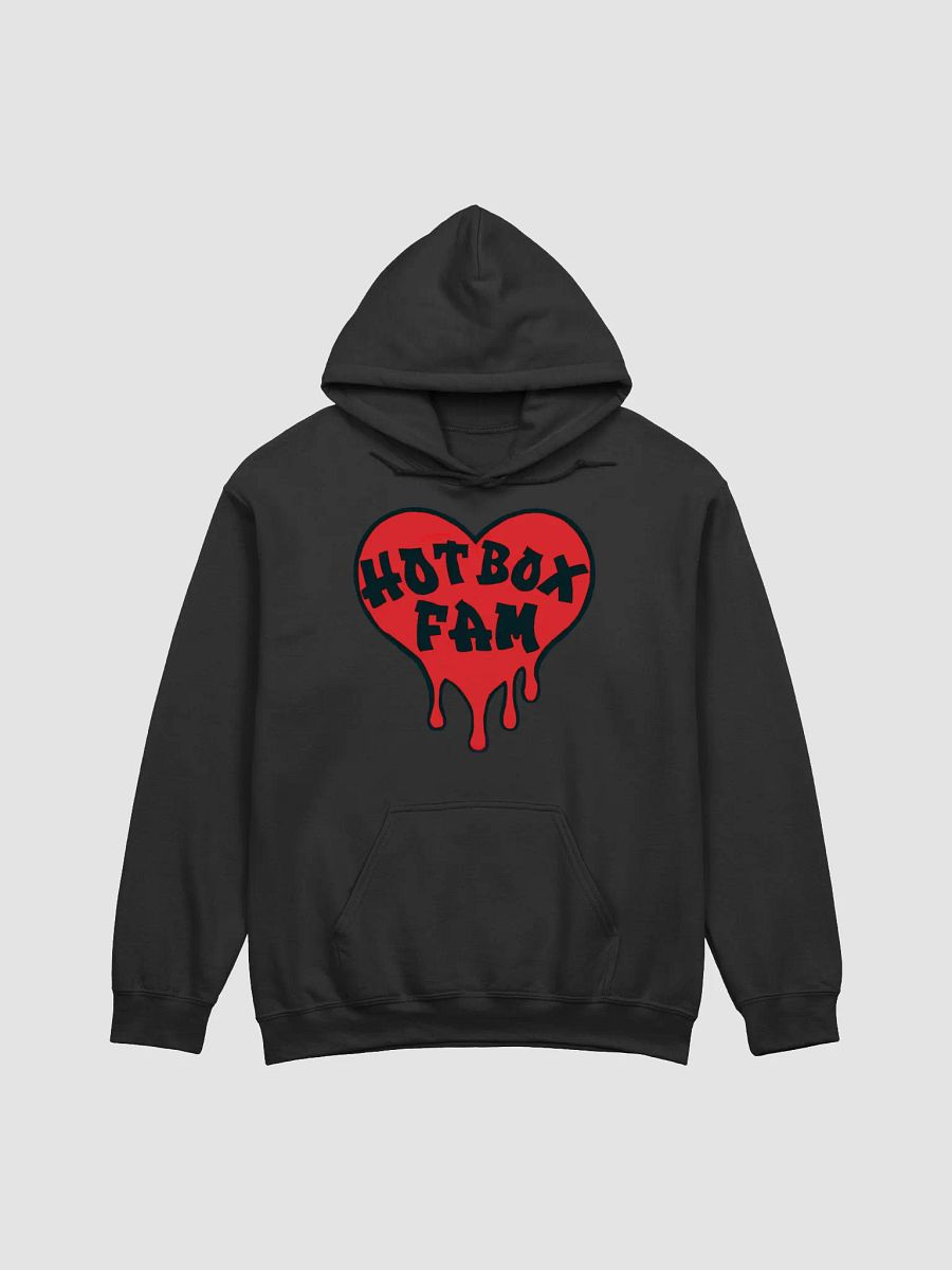 UNISEX HOT BOX SOLID FAM RED LOGO HOODIE product image (1)