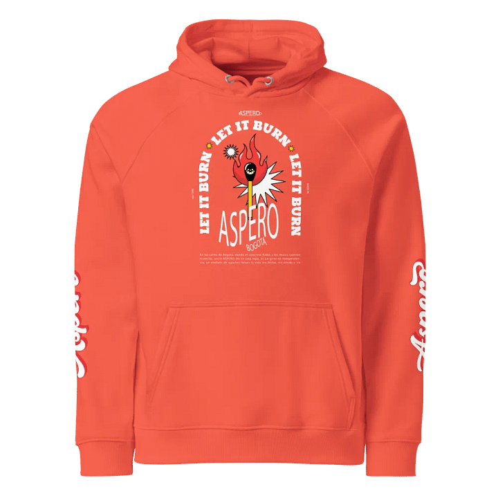 Flame on! Eco-Friendly Raglan Hoodie product image (13)